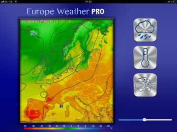 Europe Weather nabízí základní přehled o vývoji počasí v následujícím týdnu v celé Evropě