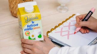 Kefírové  mléko z Mlékárny Valašské Meziříčí