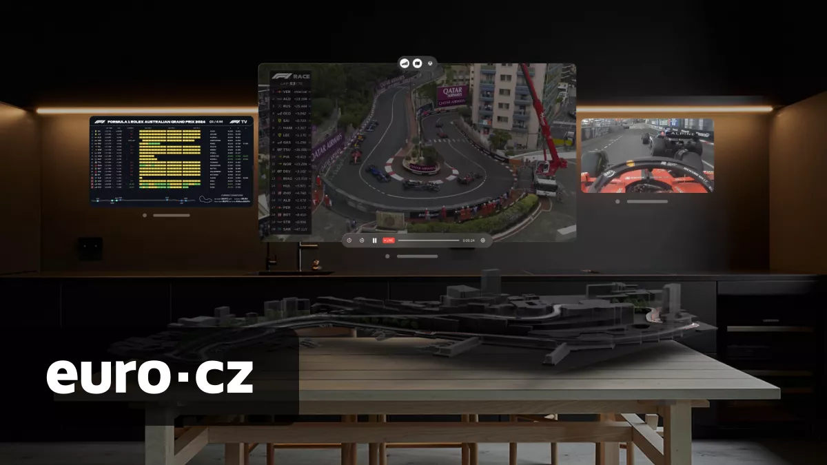 Verstappen a spol. přímo před vaším gaučem. Česká aplikace Lapz umožňuje sledování formule 1 v rozšířené realitě