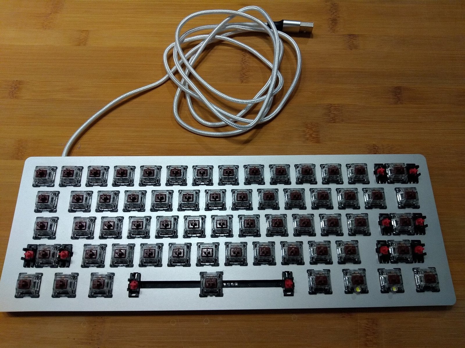 Stavba mechanické klávesnice