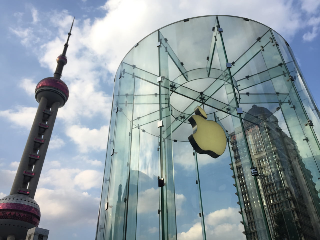 Apple Store na Pudongu v Šanghaji