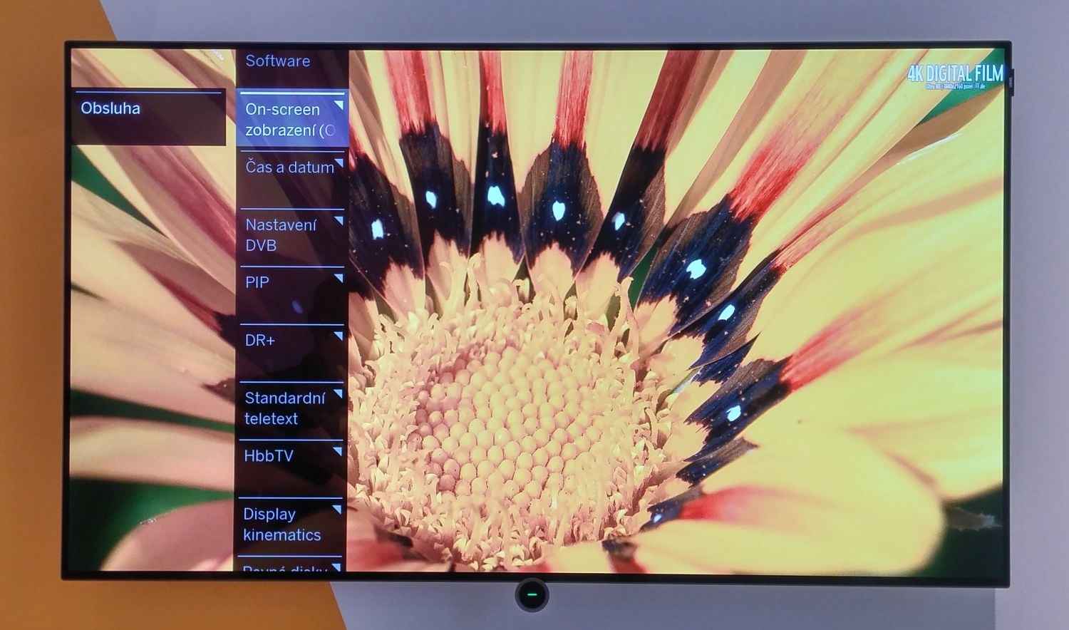 Loewe Bild 7 - menu nastavení