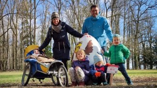 Kateřina Almqvist z Mýdlovar a její rodina