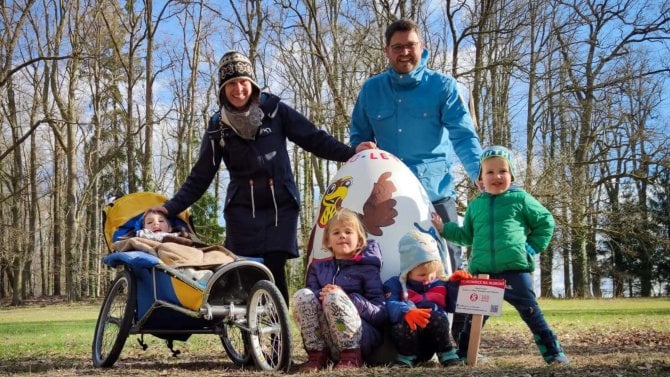 Kateřina Almqvist z Mýdlovar a její rodina