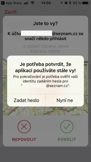 Na iPhonu mě stále trápila přihlašovací smyčka