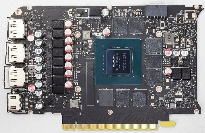 PCB karty Nvidia GeForce RTX 3070 provedení Founders Edition