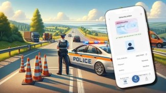 eDoklady - občanka v mobilu při silniční kontrole