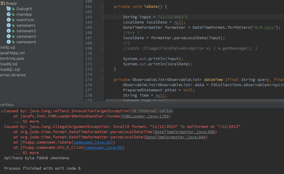 JavaFX: kontrola editačních polí