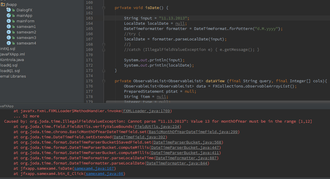 JavaFX: kontrola editačních polí