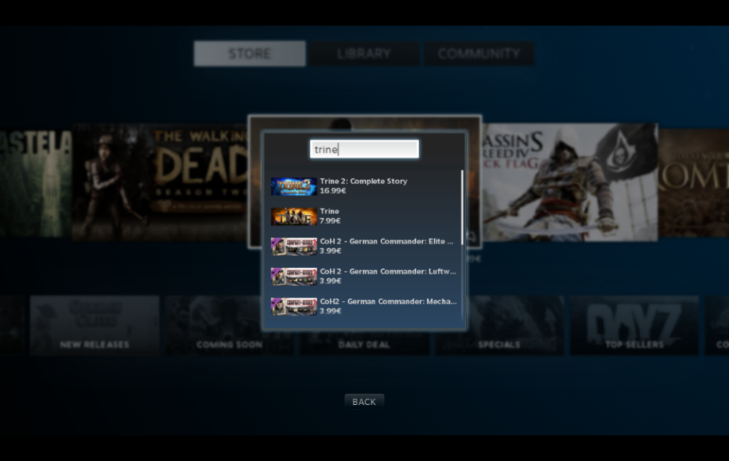 Vyhledávání v katalogu.