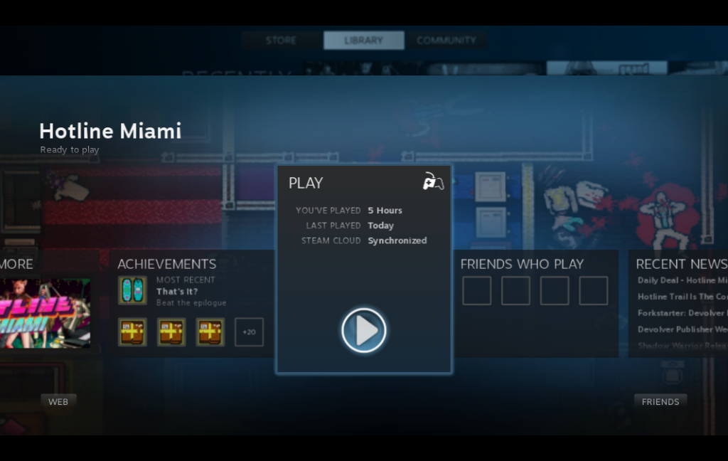 Máme synchronizováno. Pokračovat v hraní tak můžeme třeba i s notebookem na cestách.