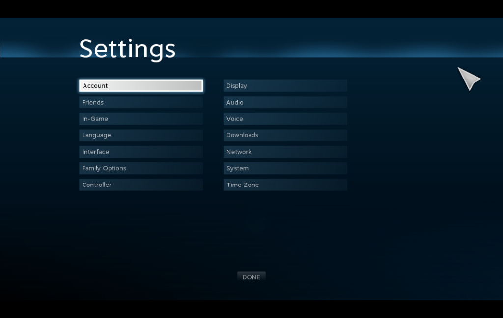 Nastavení už je vyvedeno mnohem střídměji, což je určitě dobře.