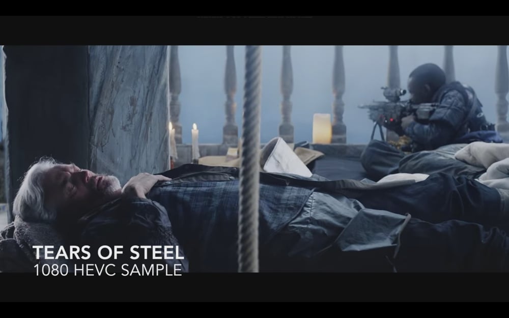 Ukázky přehrávání médií (KODI 16.1)