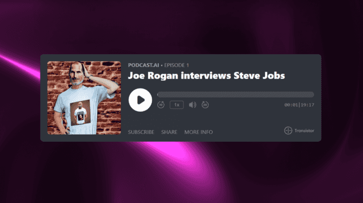 Podcast se Stevem Jobsem a Joe Rogenem