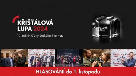 Náhledový obrázek - Oceňte nejlepší internetové projekty v anketě Křišťálová Lupa 2024