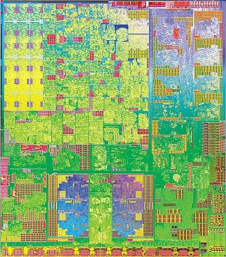 Snímek čipu Apollo Lake. Atomy E3900 by měly používat stejný křemík