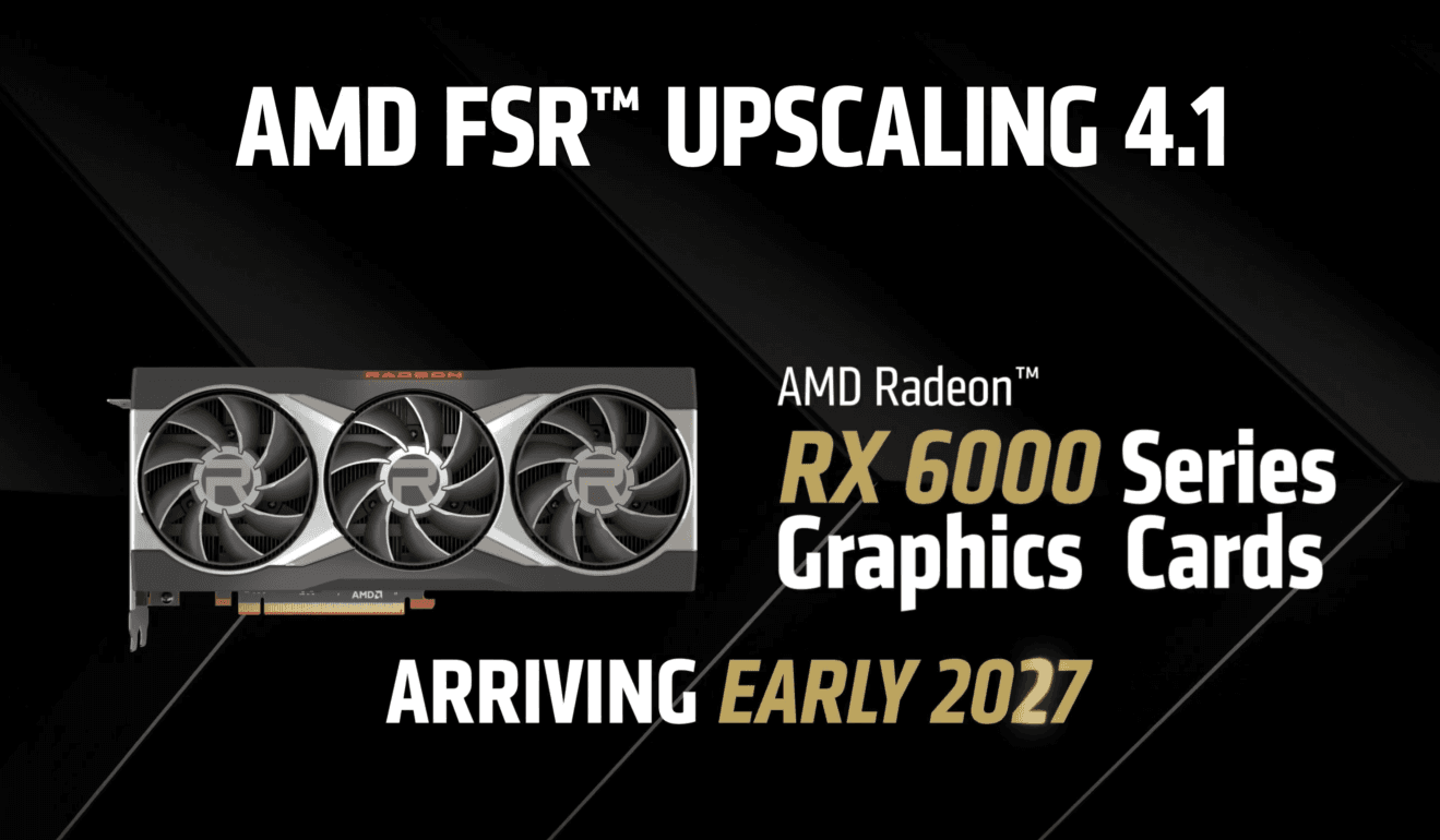 Podpora AMD FSR 4.1 na grafikách Radeon RX 7000 a RX 6000