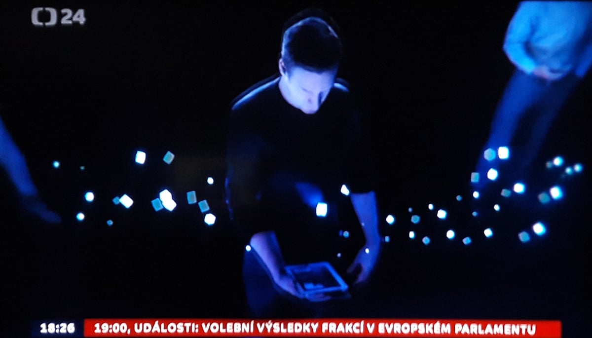 Ukázka příjmu – veřejnoprávní multiplex (MUX 1)