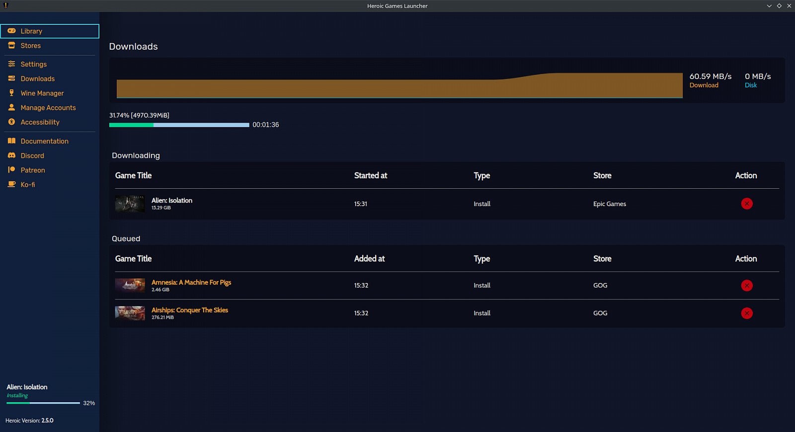 Heroic Games Launcher 2.5.0