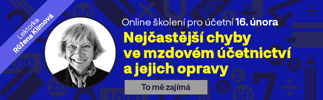 Školení Mzdové účetnictví - legislativní novinky 2026