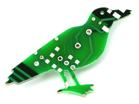 Brož z tištěného spoje.