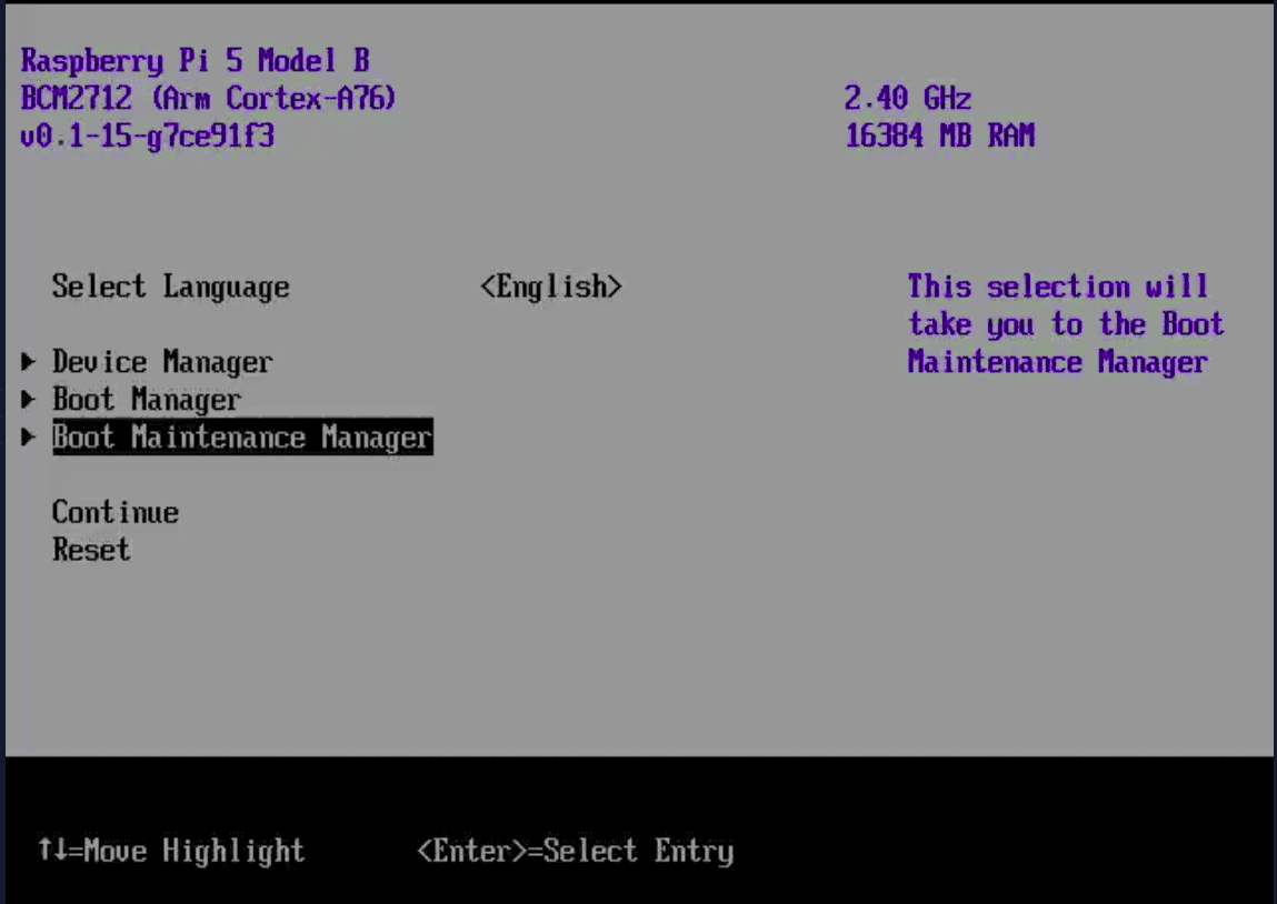 UEFI na RPi5 obrázek 2