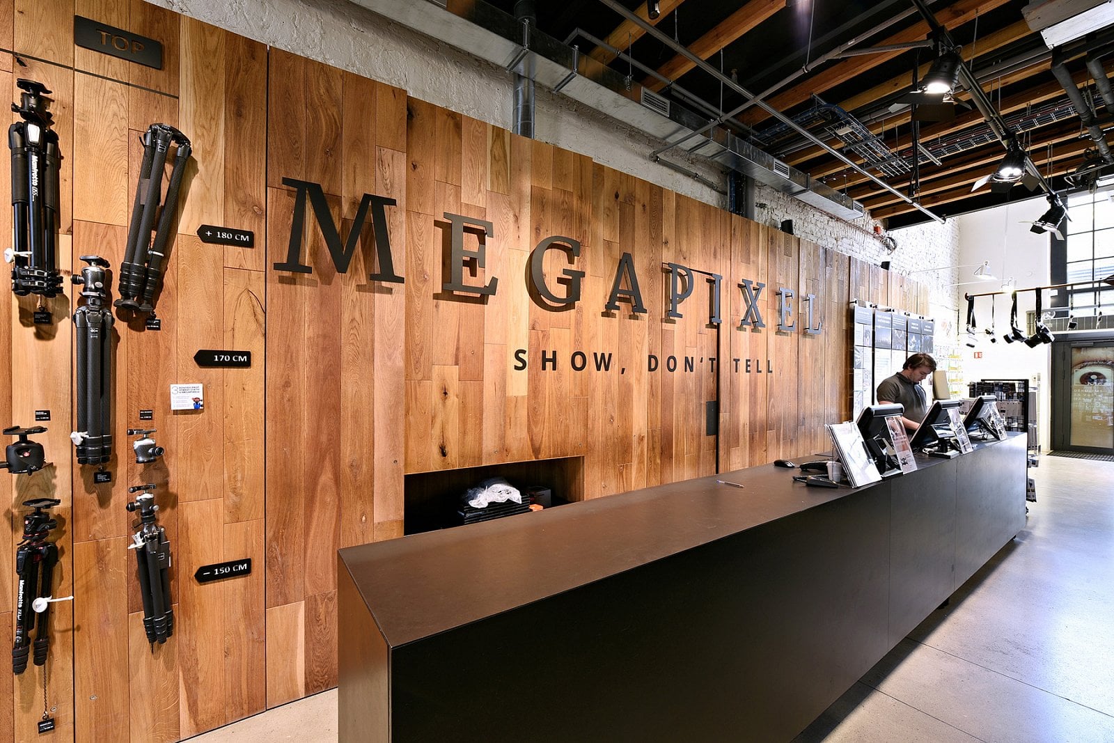 Showroom společnosti Megapixel v pražských Holešovicích