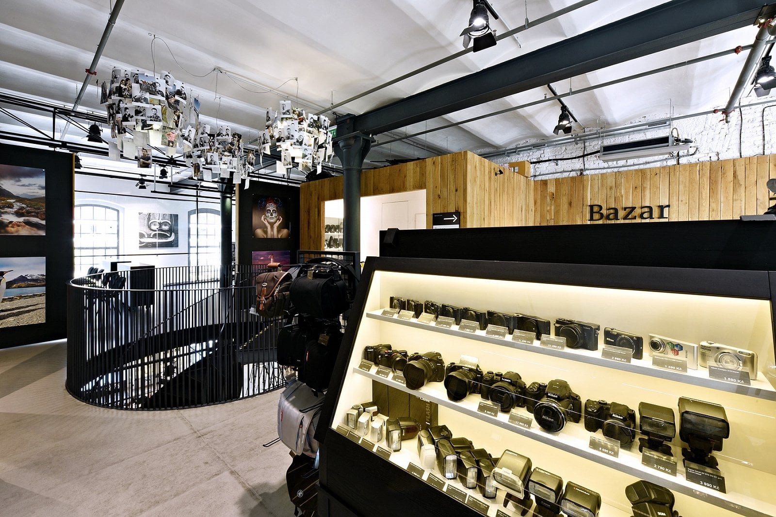 Showroom společnosti Megapixel v pražských Holešovicích