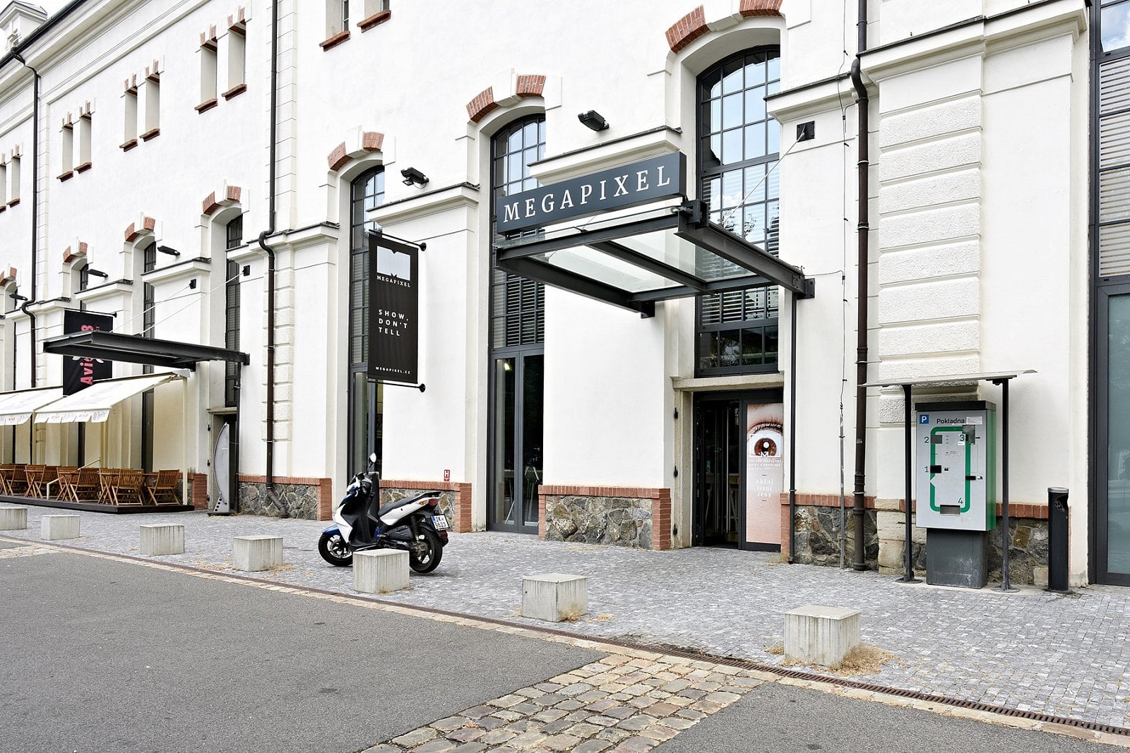 Showroom společnosti Megapixel v pražských Holešovicích