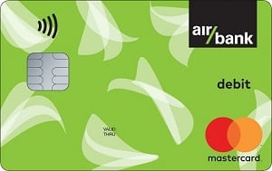 Debetní karta Air Bank s motivem vlnek. (12. 01. 2026)