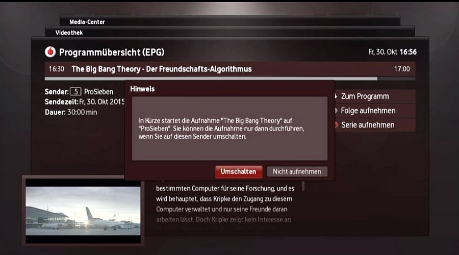 Fritz!Box 7490 - EPG