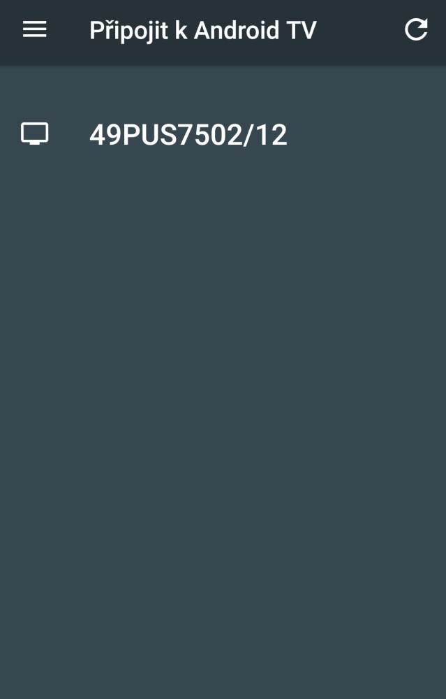 Android TV Remote Control - aplikace ovladače do mobilu