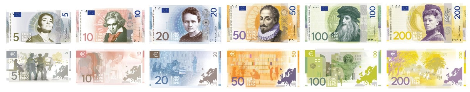 Nová podoba eurobankovek