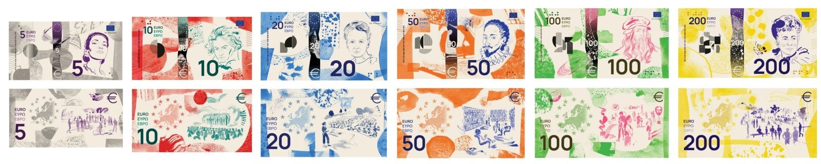 Nová podoba eurobankovek