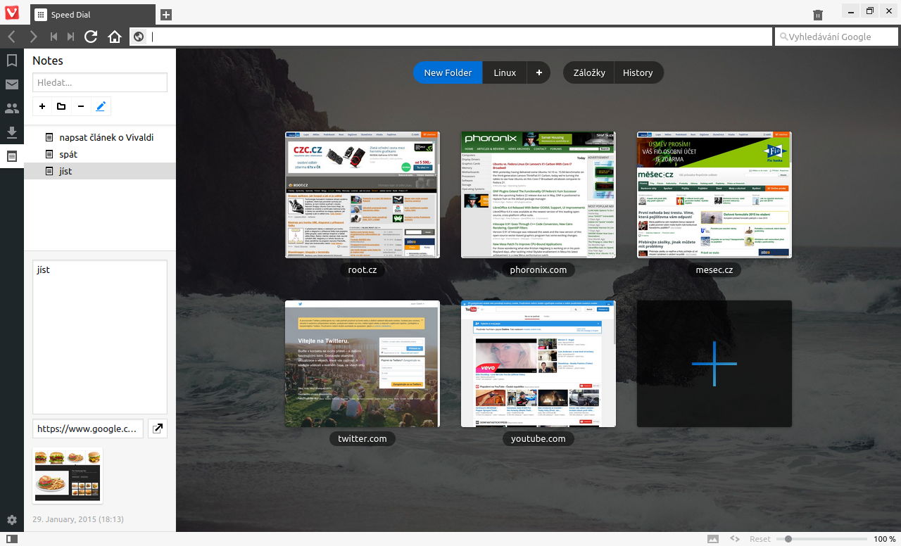 Poznámky - jedna z dalších přidaných funkcí
