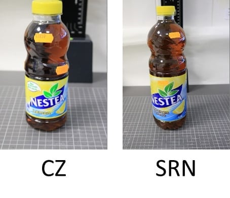 Ve výrobku ze SRN nebylo použito sladidlo steviol-glykosidy a obsahuje více cukrů. Výrobek ze SRN je odlišný od výrobků z ostatních zemí