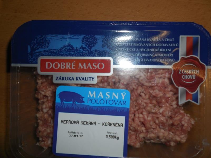 Penny Market, Plzeň: Vepřová sekaná kořeněná - ve výrobku byla prokázána přítomnost patogenního mikroorganismu Salmonella, který způsobuje onemocnění salmonelózu