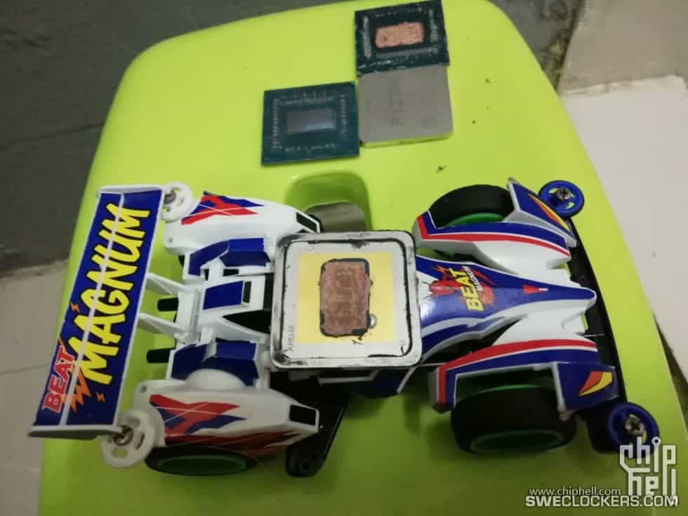 Delid APU Picasso Ryzen 3 3200G na fóru Chiphell (Zdroj: SweClockers)