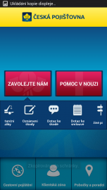 Úvodní obrazovka aplikace.