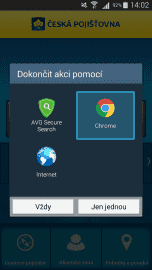 Dotaz na přesměrování na web České pojišťovny.