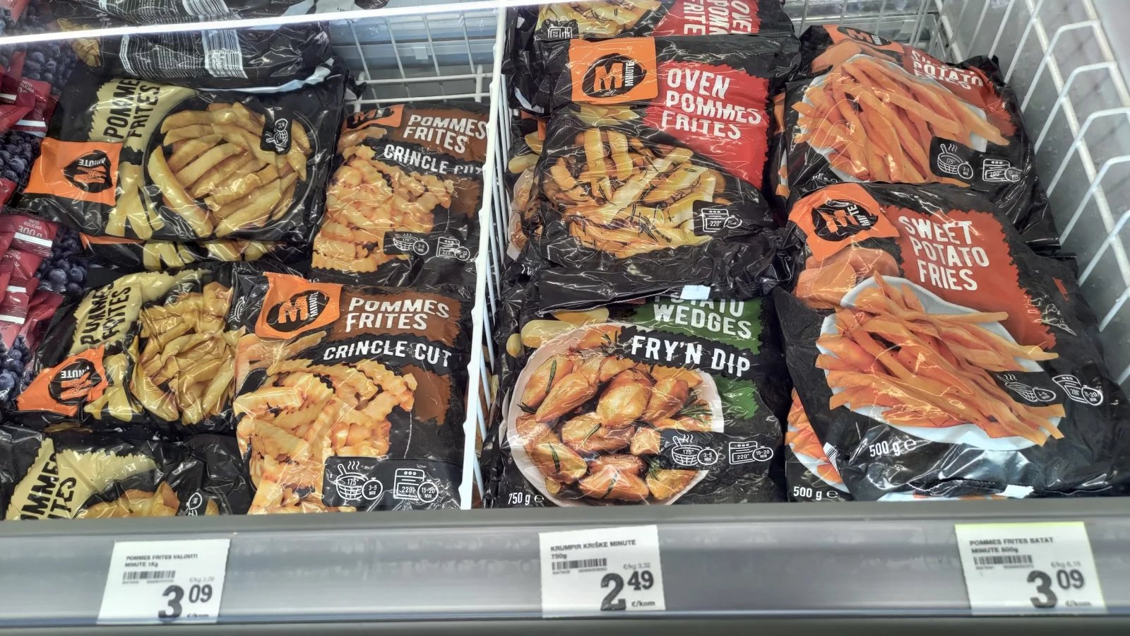Ceny potravin v Chorvatsku. Konzum, město Krk na ostrově Krk. (9. 6. 2024)