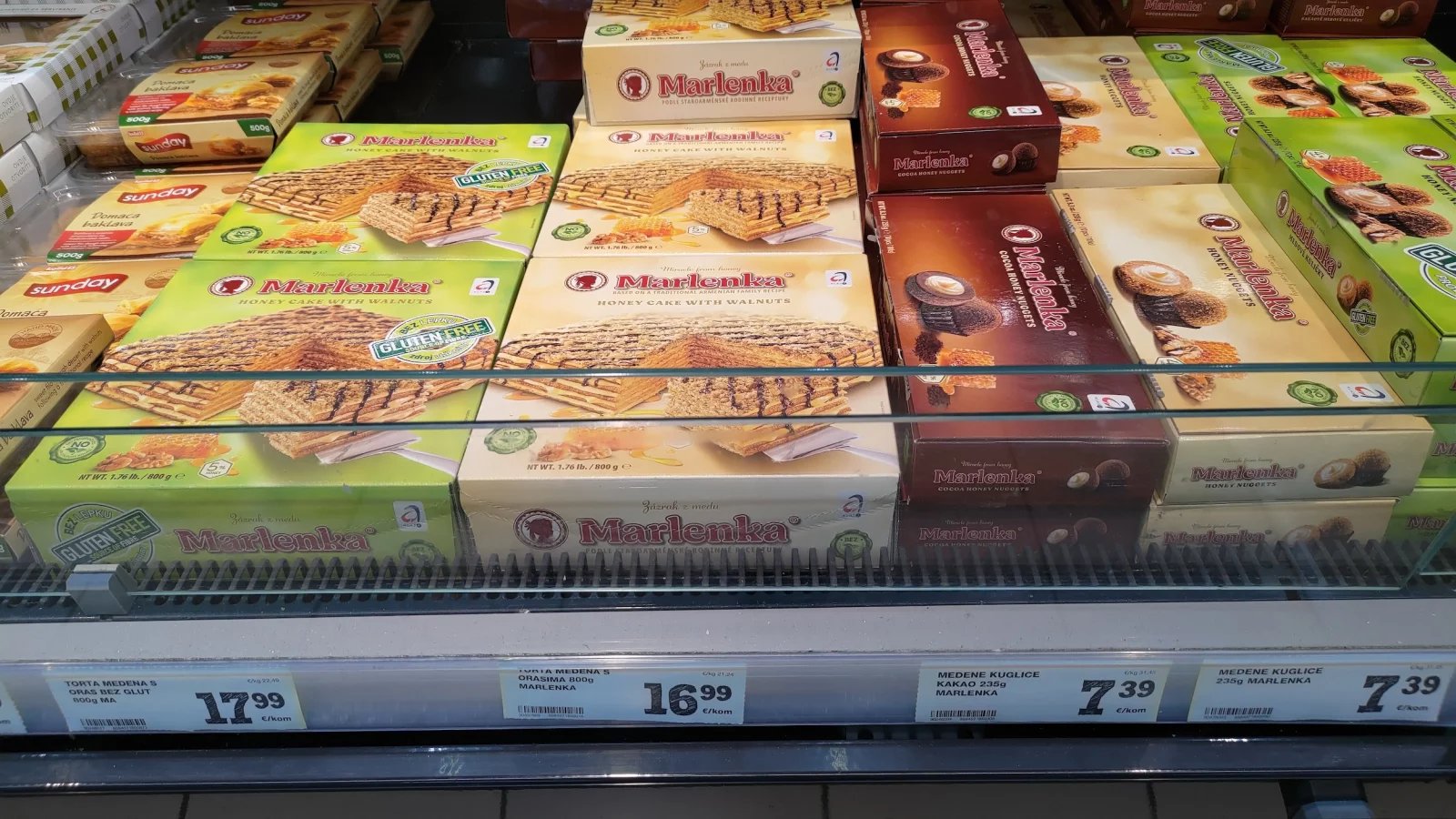 Ceny potravin v Chorvatsku. Konzum, město Krk na ostrově Krk. (9. 6. 2024)
