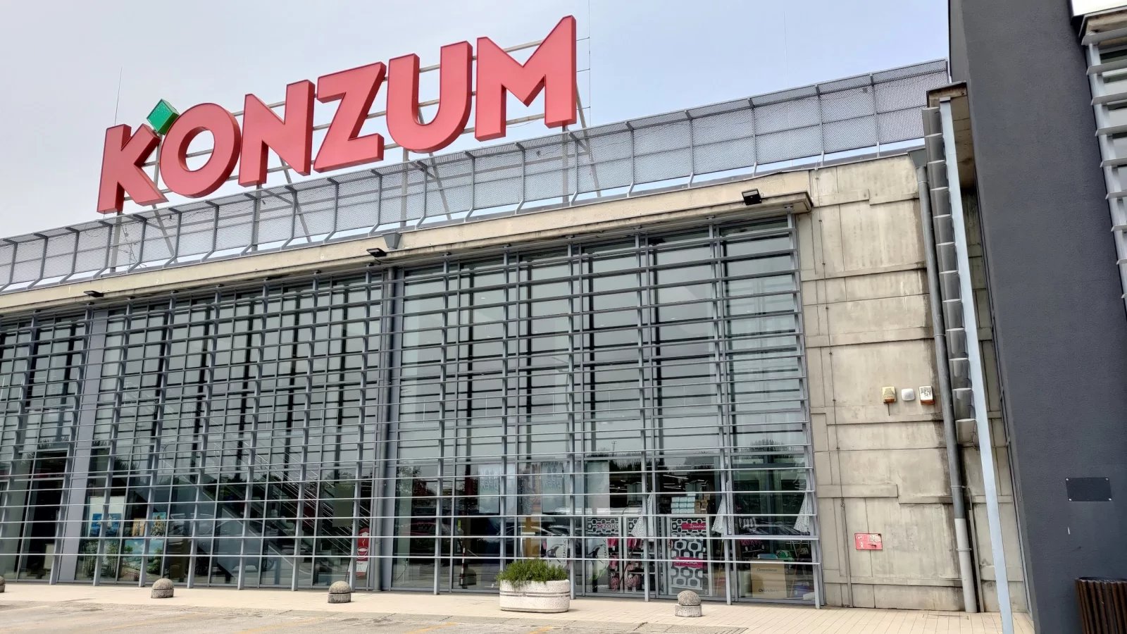 Ceny potravin v Chorvatsku. Konzum, město Krk na ostrově Krk. (9. 6. 2024)