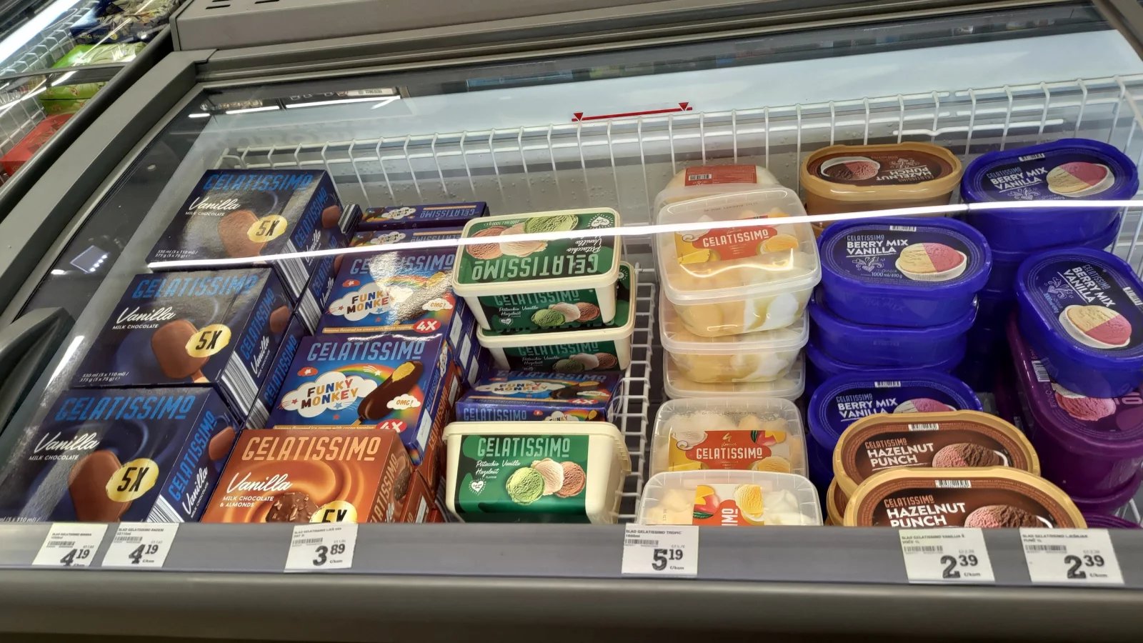 Ceny potravin v Chorvatsku. Konzum, město Krk na ostrově Krk. (9. 6. 2024)