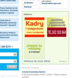 Jak vypadá reklama AdTaily na polských serverech 