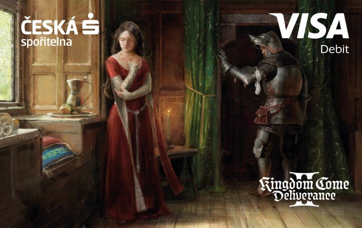 Rytíř. Virtuální debetní karty České spořitelny cílené na gamery. (7. 11. 2024)