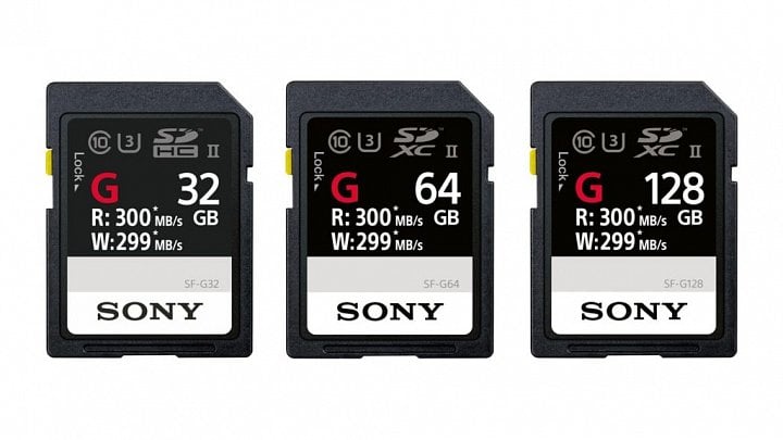 SD karty Sony SF-G Series