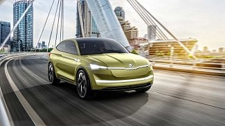 Náhledový obrázek - Škoda Vision E: První studie značky Škoda s elektrickým pohonem