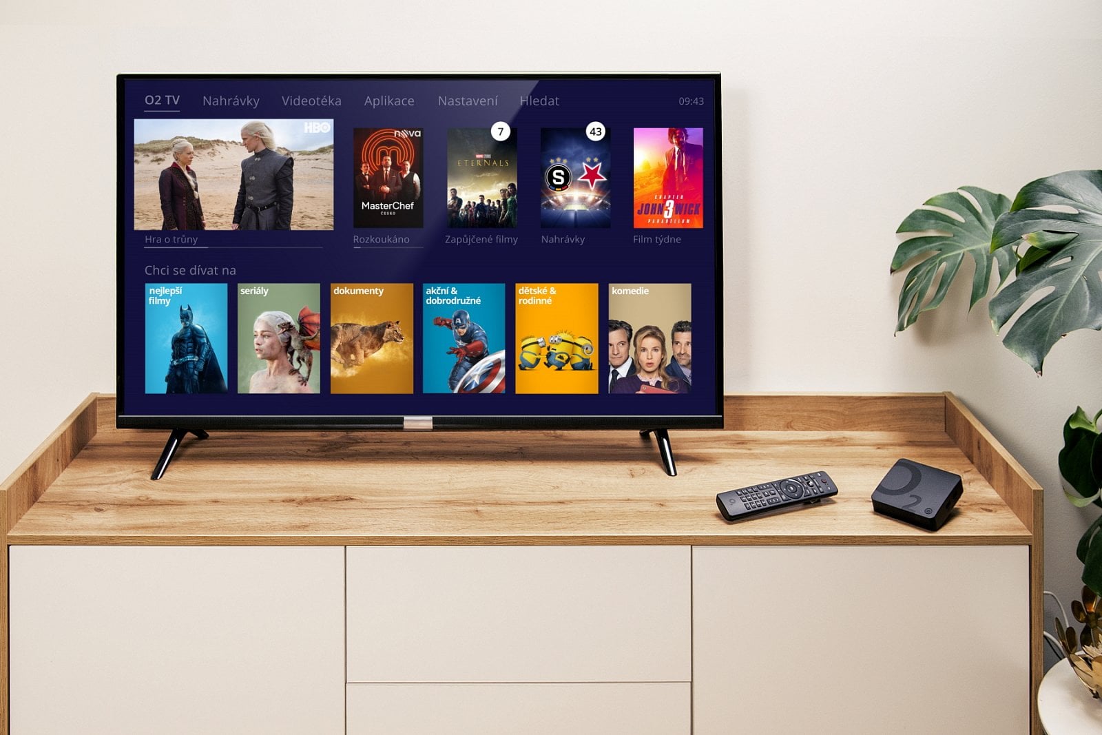 Jak vypadá nový set-top box O2 TV