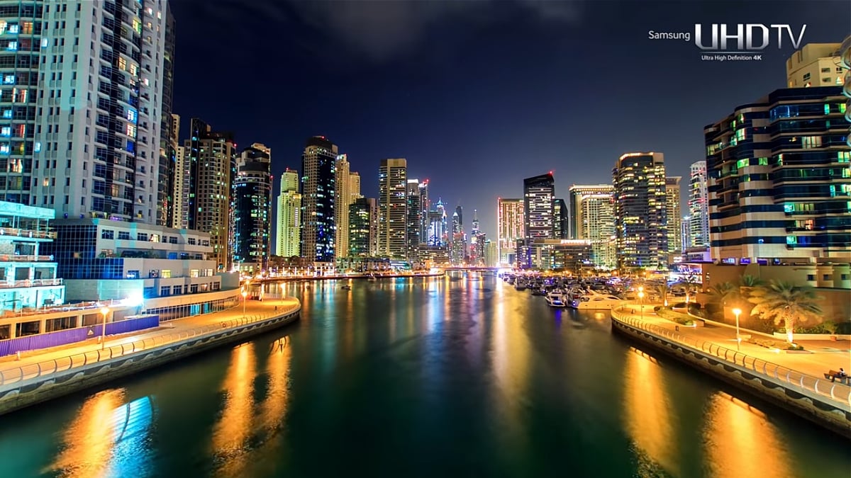 Ukázka přehrávání na HK1 Mini+ (Dubaj ve 4K)